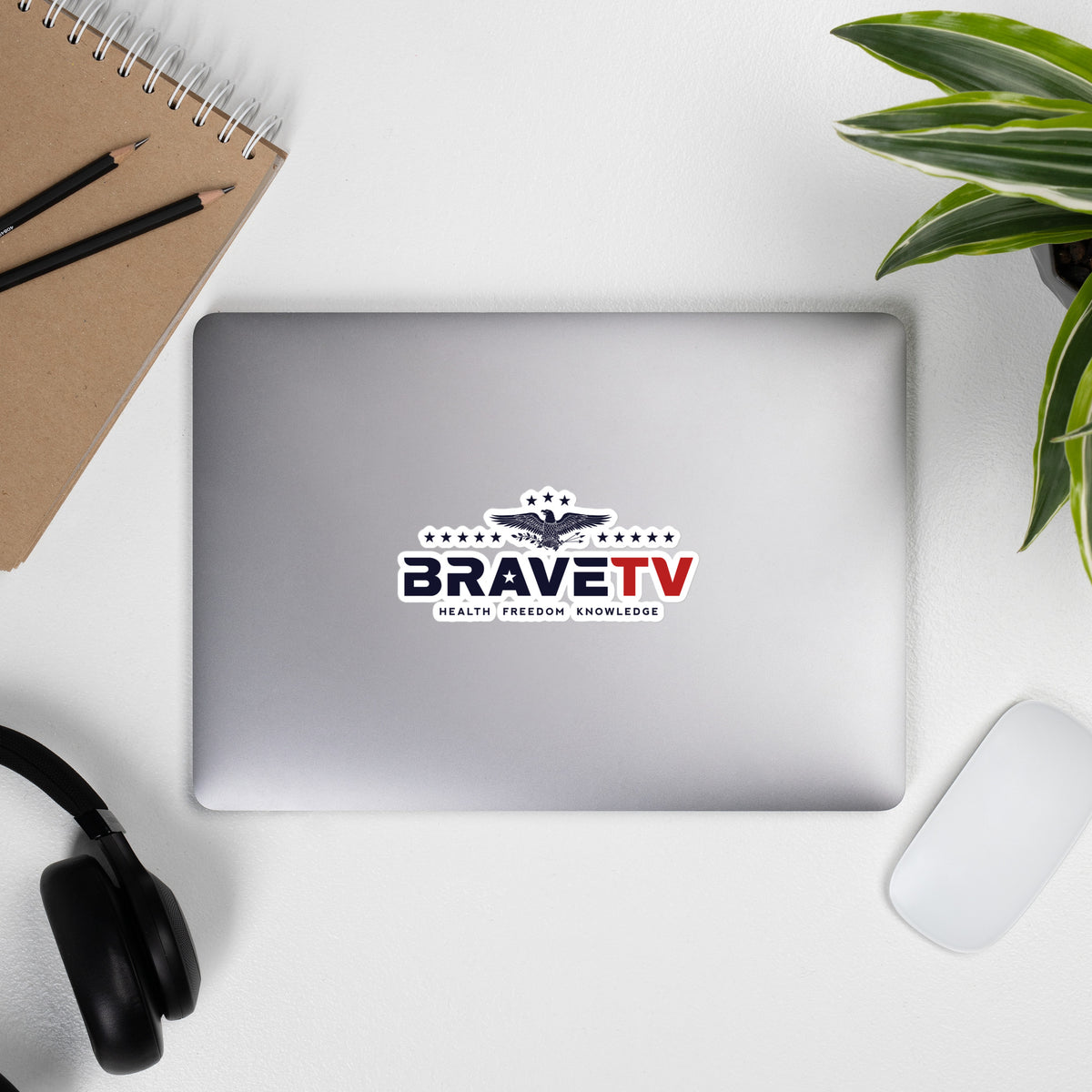 BraveTV Bubble-free stickers