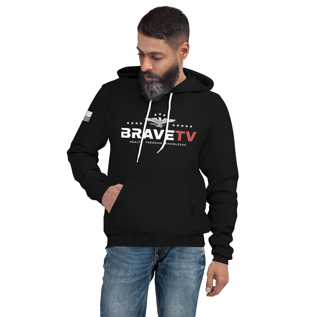 Unisex BraveTV Logo hoodie